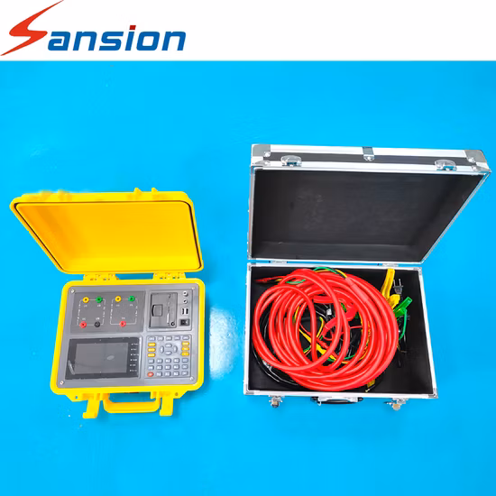 Probador trifásico del ratio de vueltas del transformador TTR para la prueba del transformador